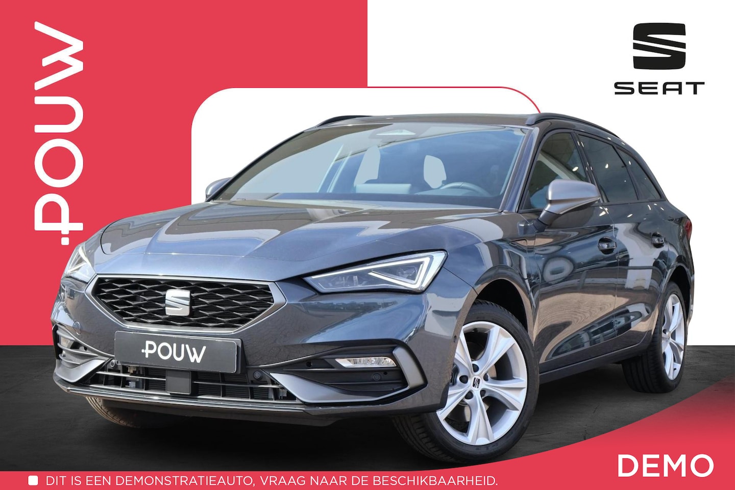 SEAT Leon Sportstourer - 1.5 TSI e-Hybrid 204pk FR Business | Panoramadak | Safe Drive Pack - AutoWereld.nl