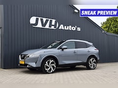 Nissan Qashqai - 1.3 MHEV Tekna Plus 09-2023 | BTW | Panorama | Head-UP | Virtual CP | Leder | Cam360