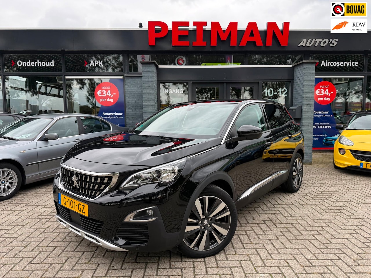 Peugeot 3008 - 1.2 PureTech Blue Lease Premium | Automaat | Apple Carplay | Trekhaak | ACC | Stoelverwarm - AutoWereld.nl