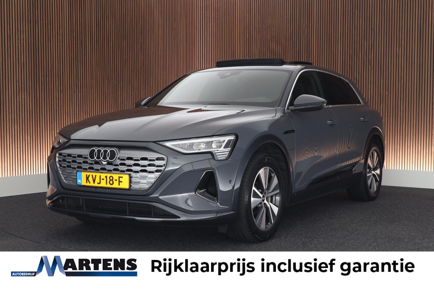 Audi Q8 e-tron - 50 340pk quattro S Edition 95 kWh SOH 100% B&O HUD Keyless Stoelverwarming Camera Panorama - AutoWereld.nl