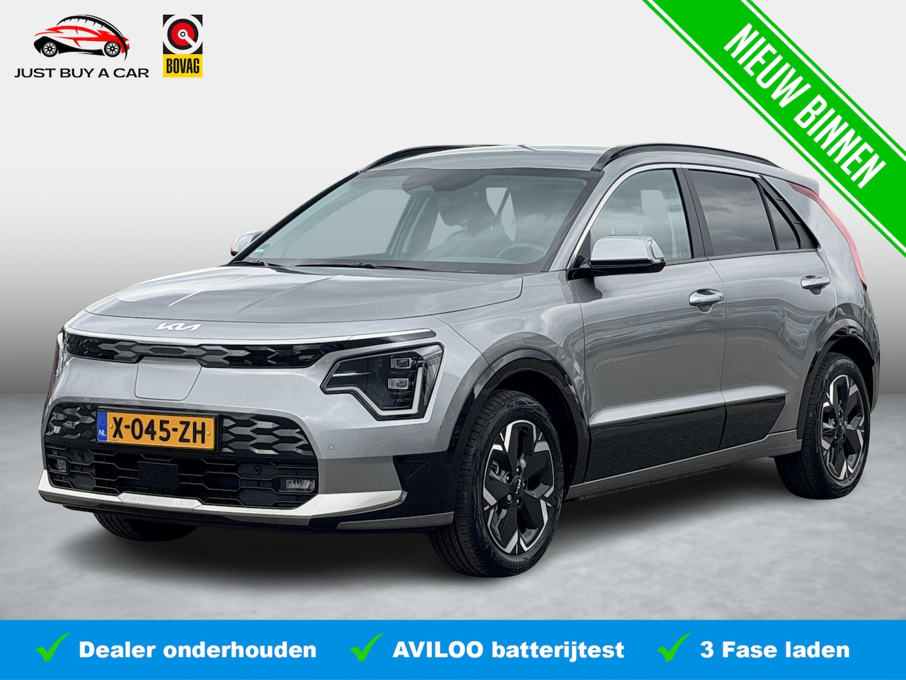 Kia Niro EV - Edition 7 Advanced 64.8 kWh SOH 97,4% | Fabrieksgarantie | Adaptive Cruise | Stoel & Stuur - AutoWereld.nl