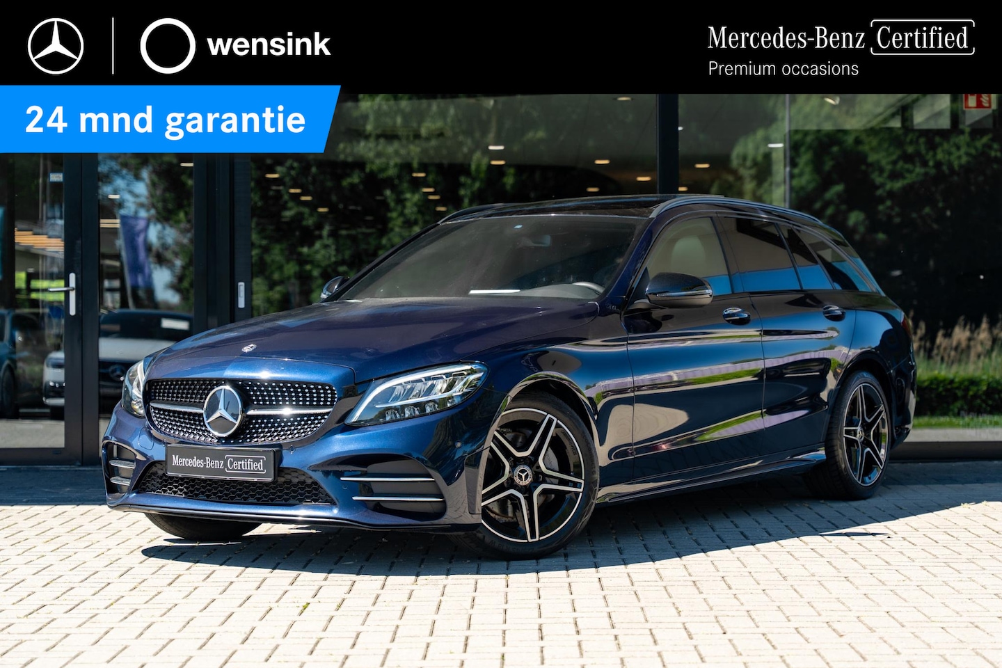 Mercedes-Benz C-klasse Estate - 180 Business Solution AMG | Night | Panoramadak | Widescreen | Stoelverwarming | Achteruit - AutoWereld.nl