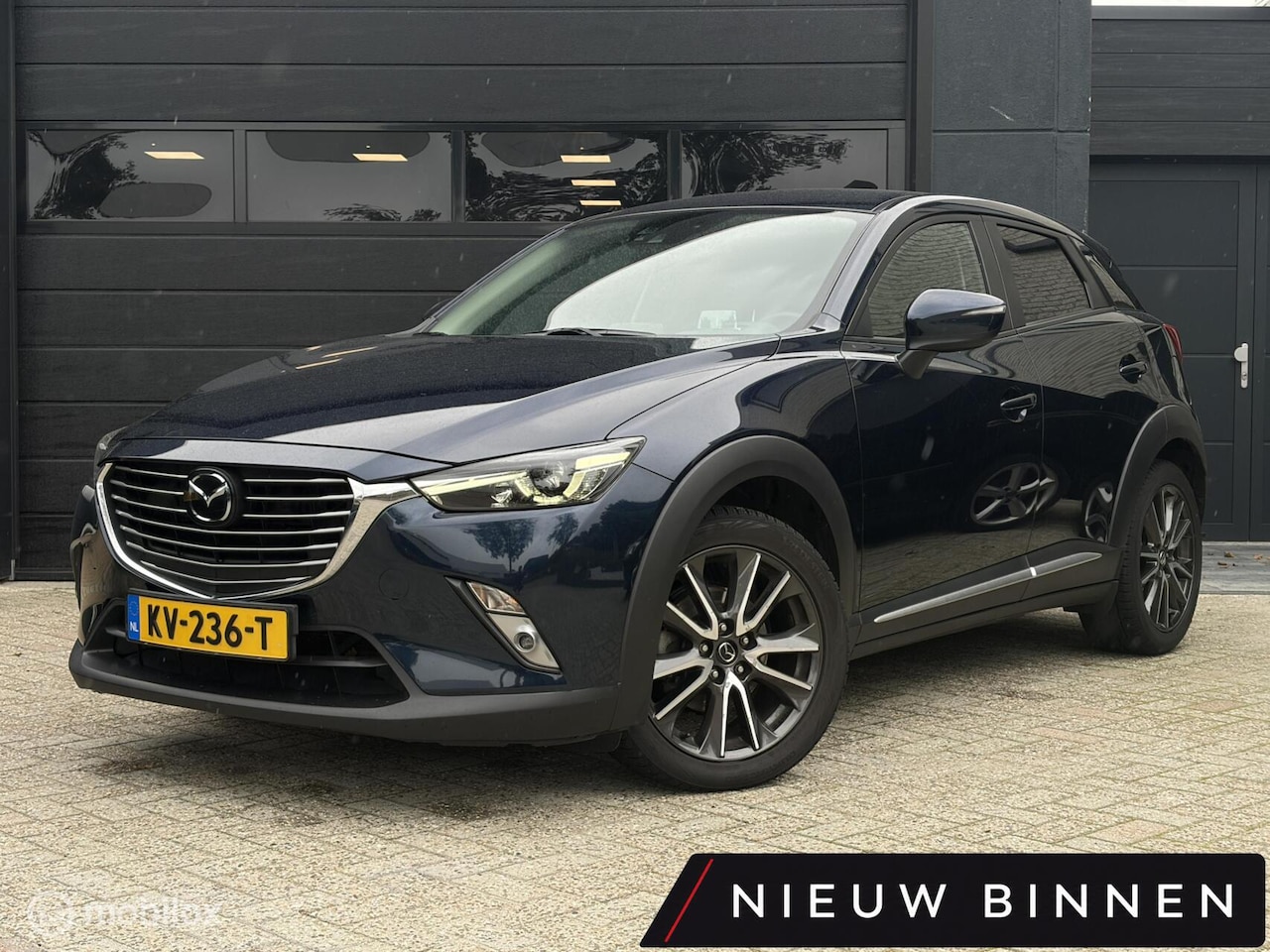 Mazda CX-3 - 2.0 SkyActiv-G 120 GT-M AUTOMAAT / LEDER / BOSE / PDC / NAVI / DEALER O.H. / - AutoWereld.nl