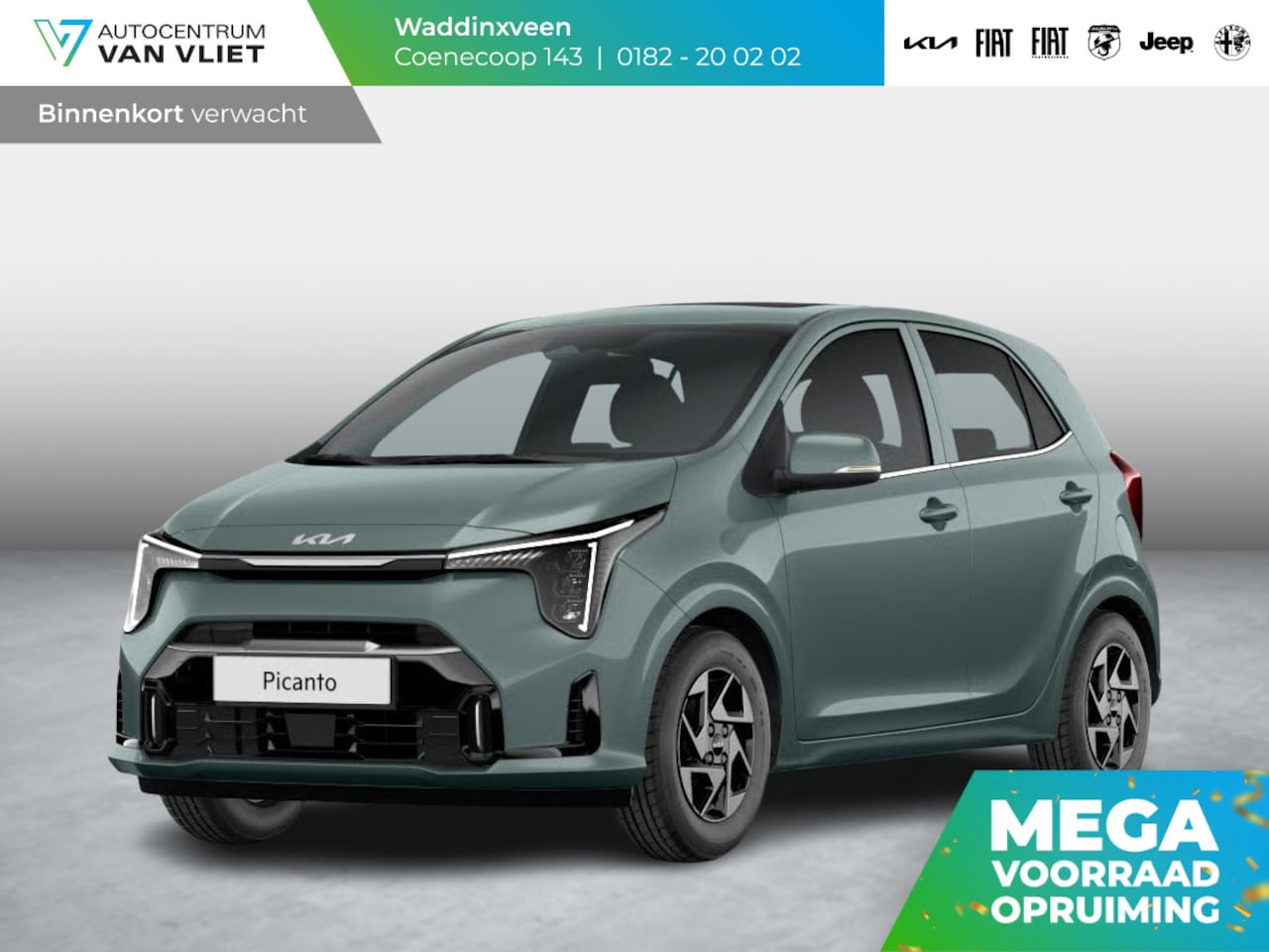 Kia Picanto - 1.0 GDi DynamicLine | Actieprijs* | Levering Juli | Navi. | Airco | Cruise. | Camera | Car - AutoWereld.nl