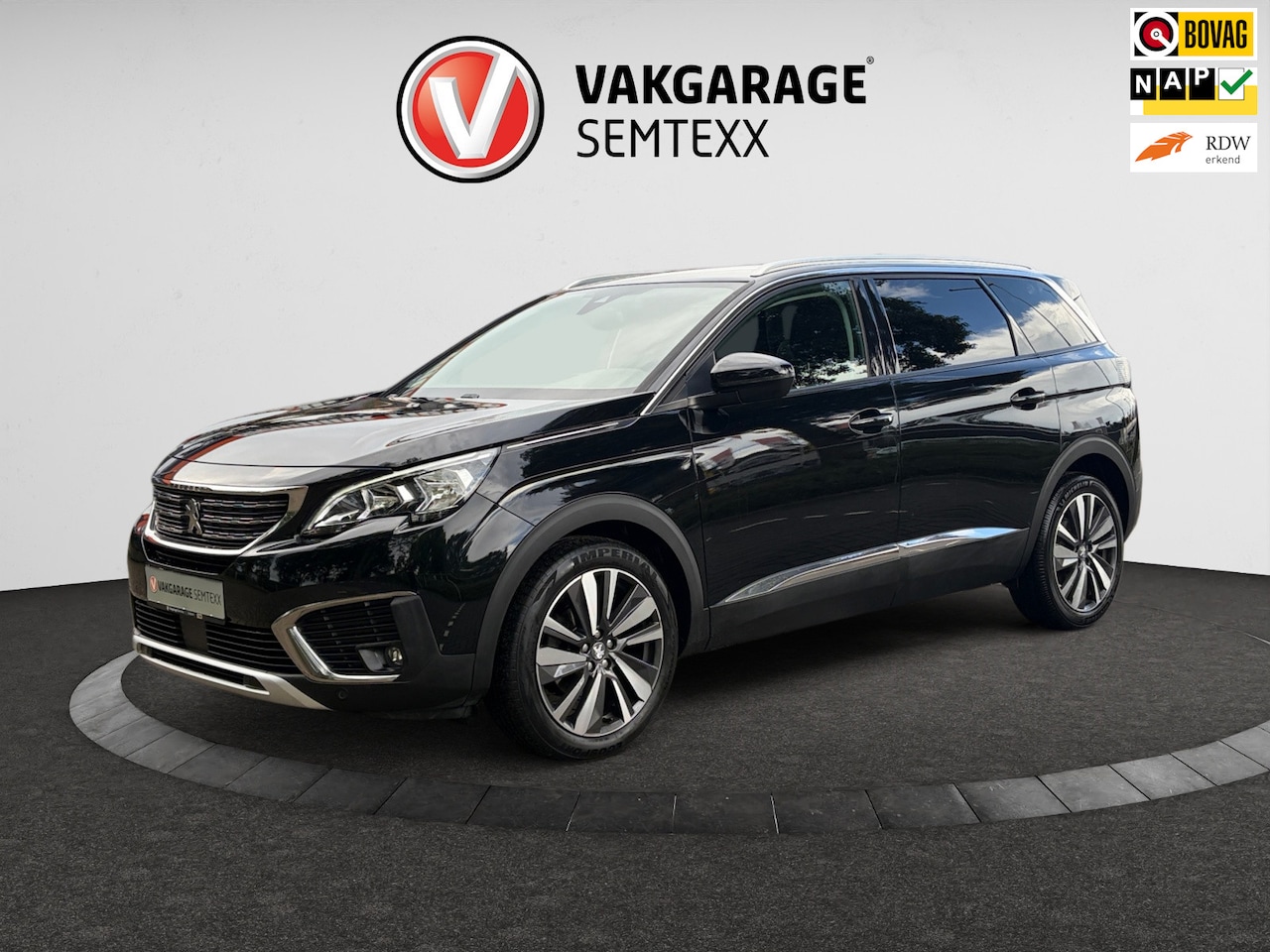Peugeot 5008 - 1.2 PureTech Blue Lease Premium 7 Persoons | Clima | Cruise | Camera | Navi | PDC Voor & A - AutoWereld.nl