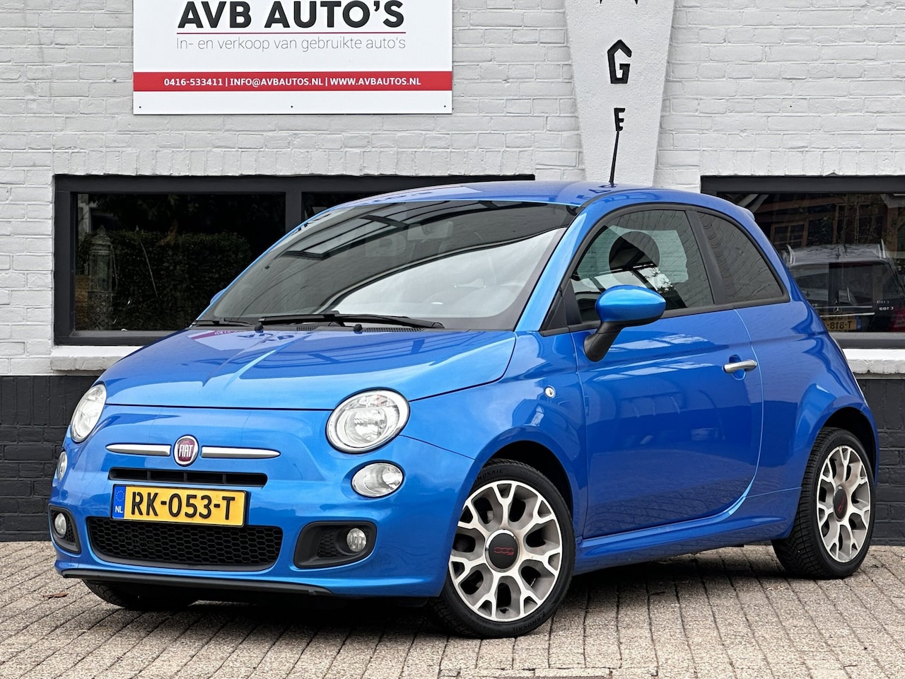 Fiat 500 - S 0.9 TwinAir Turbo Sport Airco Half Leder - AutoWereld.nl