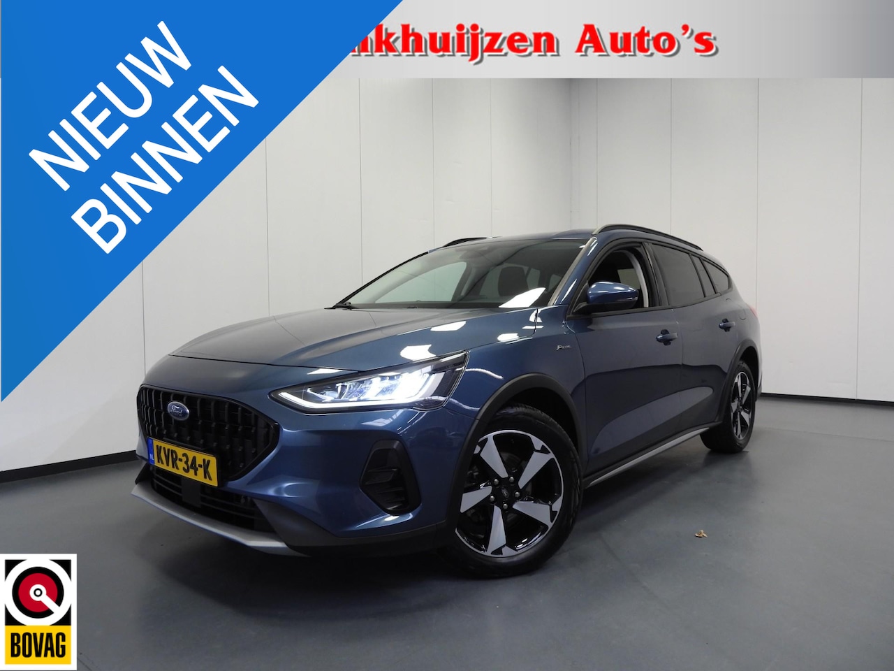 Ford Focus Wagon - 1.0 EcoBoost Hybrid Active Style NAVI-APP/CAMERA/CLIMA/LED/17"LMV! - AutoWereld.nl