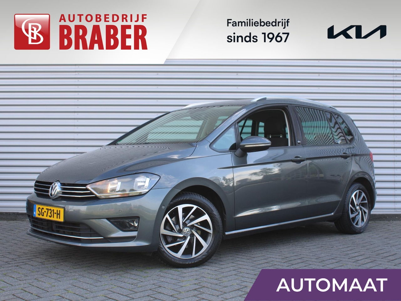 Volkswagen Golf Sportsvan - 1.4 TSI Sound | Automaat | Navi | Trekhaak | 16” LM | Stoelverwarming | Cruise adapt. | Al - AutoWereld.nl