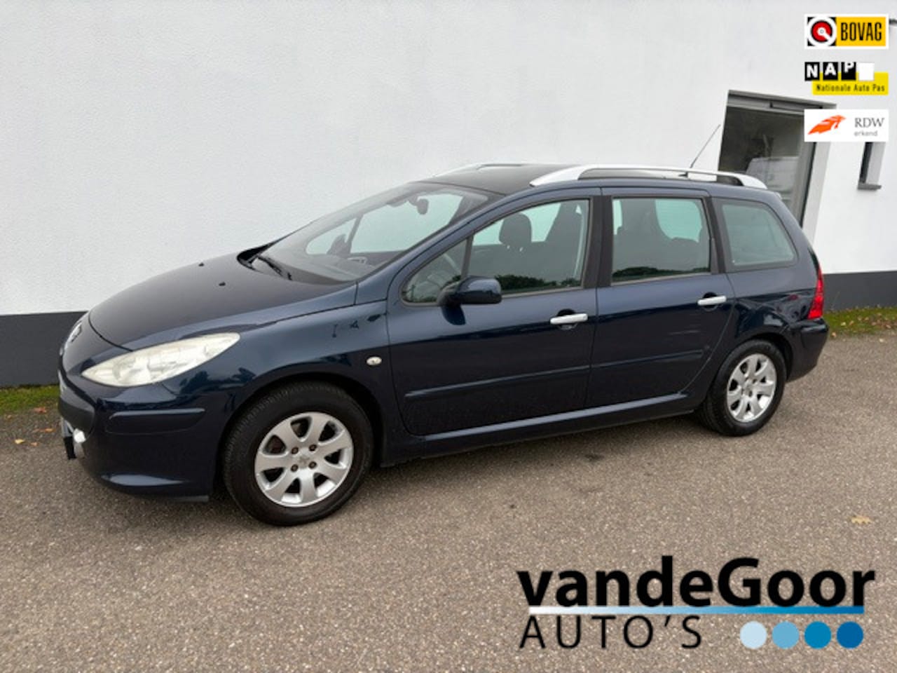 Peugeot 307 SW - 1.6-16V Premium 1.6-16V Premium, '07, climate, cruise, trekhaak, pdc, nette auto ! - AutoWereld.nl