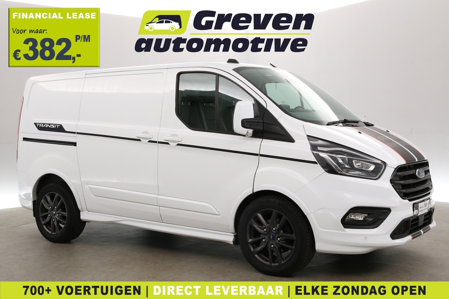 Ford Transit Custom - 2.0 TDCI L1H1 185PK Sport | Automaat | Airco | Camera | Cruise | 3 Zits | Trekhaak | 2xSch - AutoWereld.nl