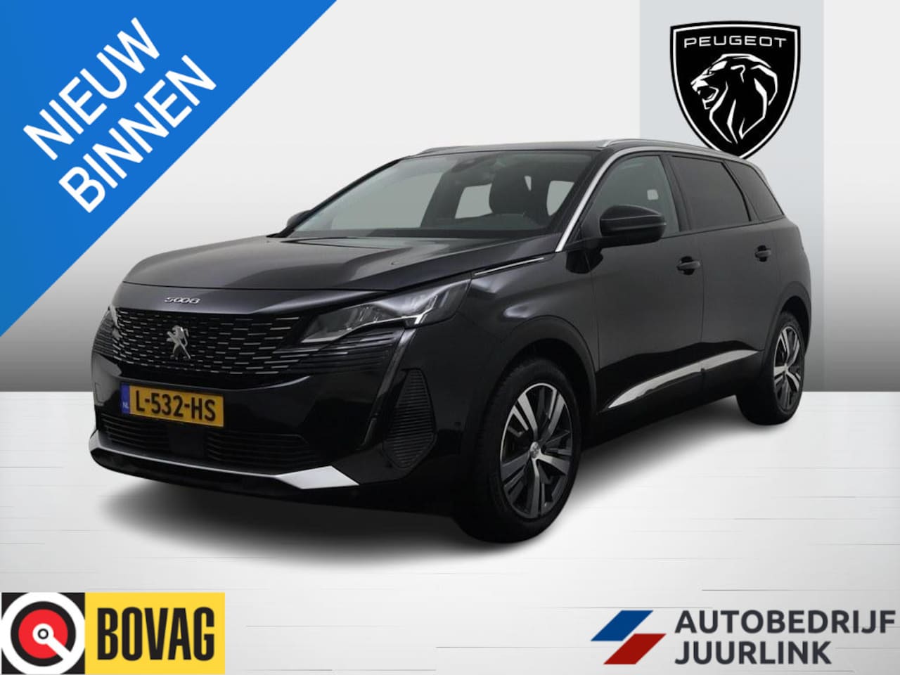 Peugeot 5008 - 1.2 Blue Lease Allure /Trekhaak/Cruise/Navi/Cam - AutoWereld.nl