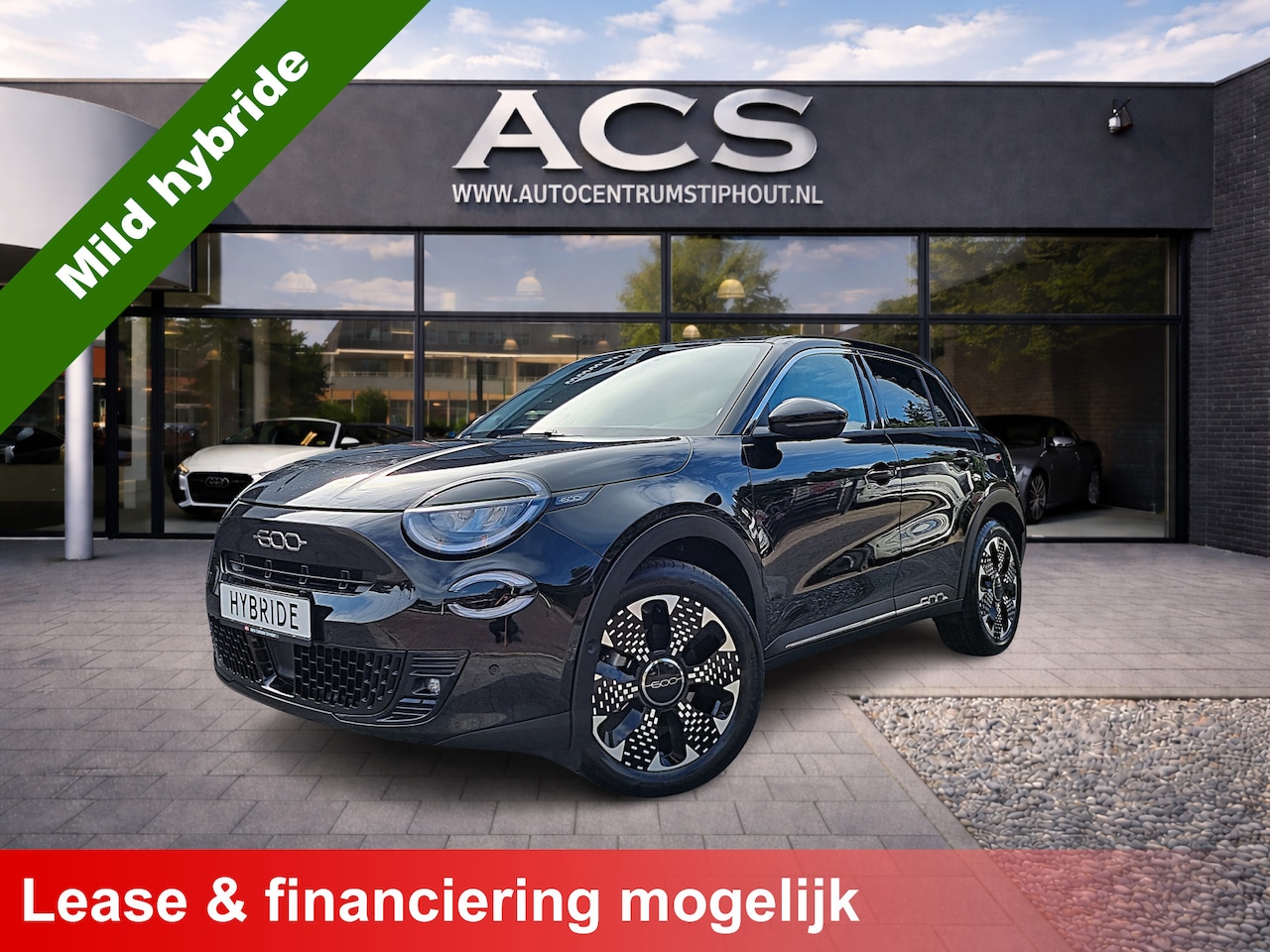 Fiat 600 - 1.2 Hybrid La Prima | Alle opties | Massage stoel | Fabr. garantie | Incl. BTW | Smetteloz - AutoWereld.nl