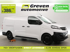 Opel Vivaro-e - 75 kWh L3H1 Long Range | Snelladen | SOH 94% | Airco | Cruise | 3 Zits | Parkeersens