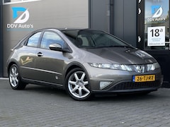 Honda Civic - 1.8/140pk Sport|AUT|NAP|Cruise|Airco|Elek. Ramen en Spiegels|Spiegelverwarming|17" LMV