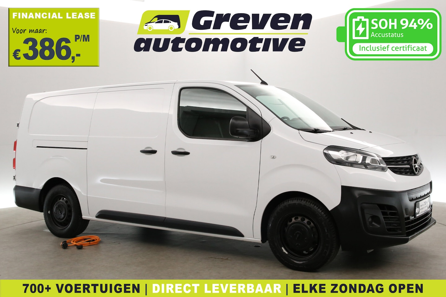 Opel Vivaro - Elektrisch 75 kWh L3H1 Longe Range | Snelladen | SOH 94% | Airco | Cruise | 3 Zits | Parke - AutoWereld.nl