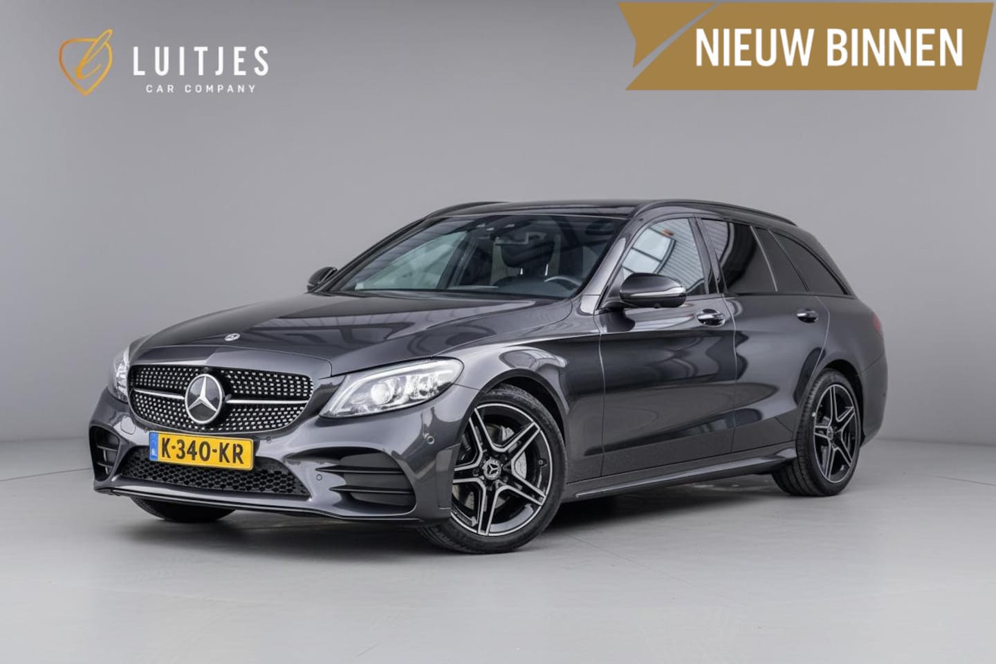 Mercedes-Benz C-klasse Estate - 180 AMG Org.NL|Pano-dak|360°|Trekhaak|Carplay|Dealeronderhouden - AutoWereld.nl