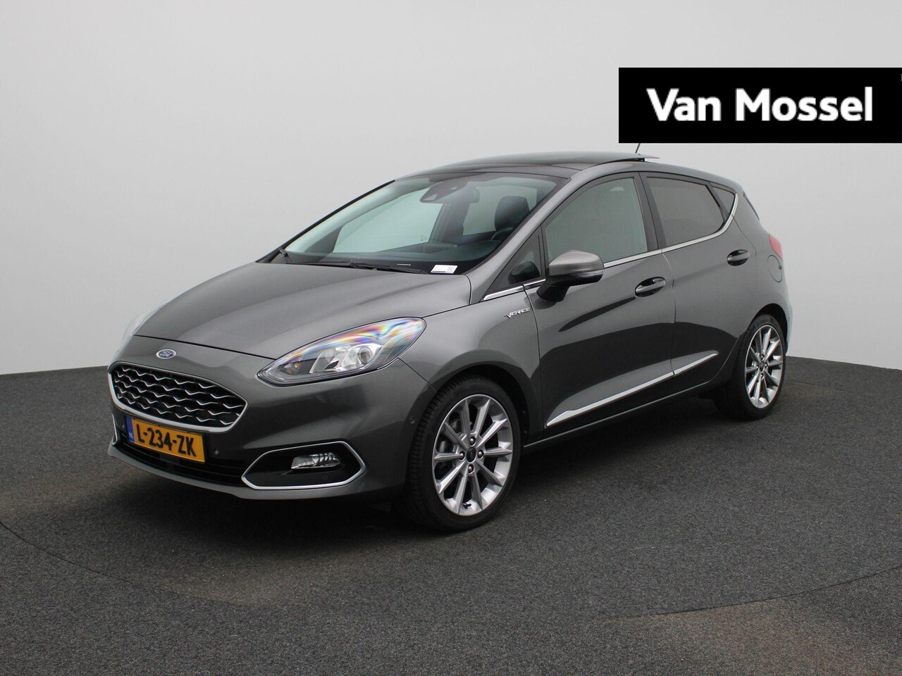Ford Fiesta - 1.0 EcoBoost Hybrid Vignale Panoramadak | Winterpack | leder | B&O Soundsystem | Navigatie - AutoWereld.nl