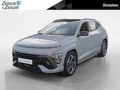 Hyundai Kona - 1.6 GDI HEV N Line Sky | Apple Carplay/Android Auto | Kunstlederen/suede bekleding | Licht