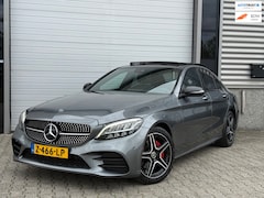 Mercedes-Benz C-klasse - 180 Amg Night Leder Pano Elektrische stoelen