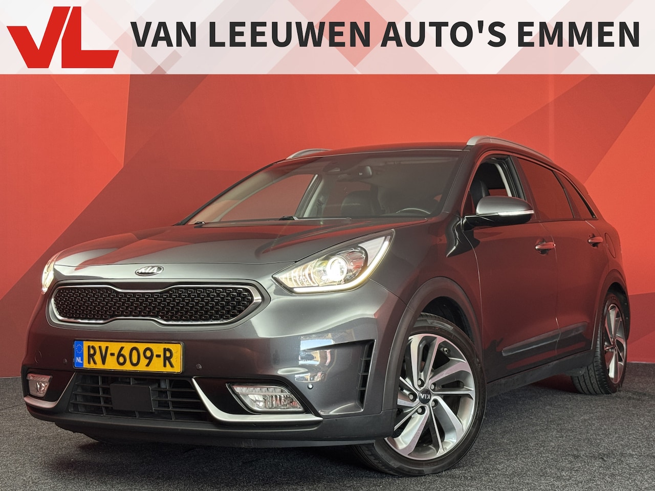 Kia Niro - 1.6 GDi Hybrid First Edition | Stoelkoeling | Cruise | Leder | - AutoWereld.nl