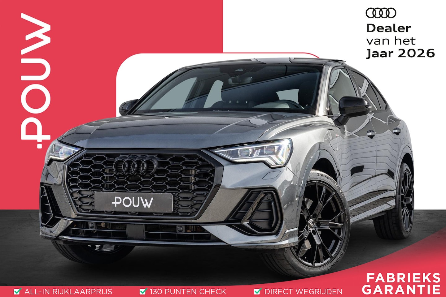 Audi Q3 Sportback - 45 TFSIe 245pk PHEV S edition | Panoramadak | Trekhaak | SONOS | 20'' velgen - AutoWereld.nl