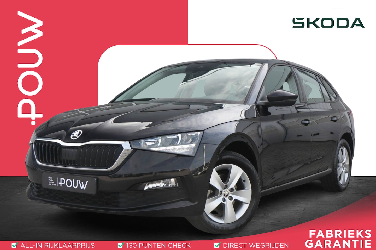 Skoda Scala - 1.0 TSI 110pk Ambition | Apple Carplay | Cruise Control | Airco | LED - AutoWereld.nl