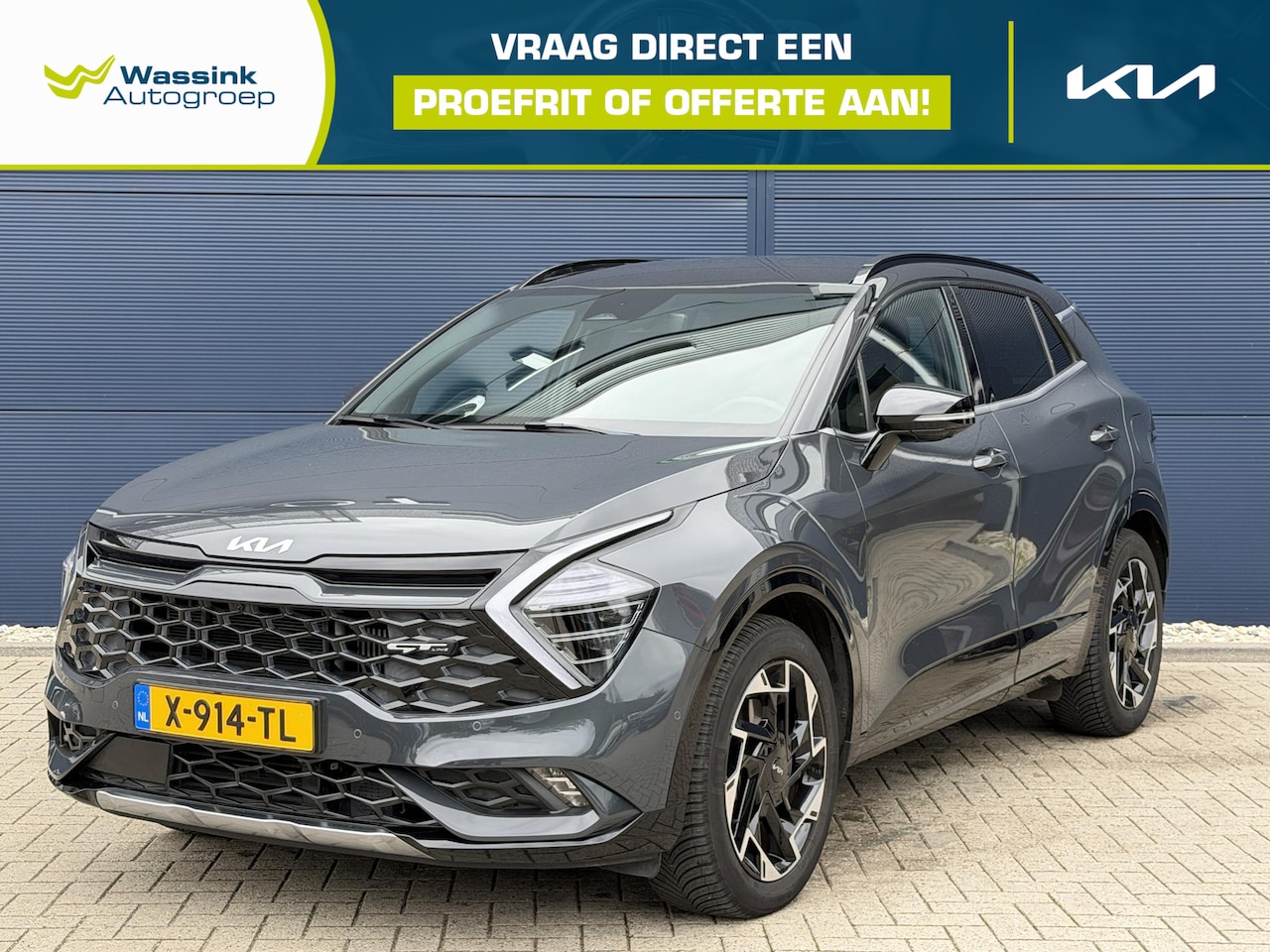 Kia Sportage - 1.6 T-GDi Plug-in Hybrid AWD GT-PlusLine | Navigatie | 360 Camera | Stoelverwarming/ventil - AutoWereld.nl