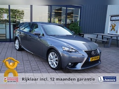 Lexus IS - 300h Hybrid|Prijs incl. 12 mnd garantie| Automaat Clima Cruise Navi Bluetooth Schuif/kante