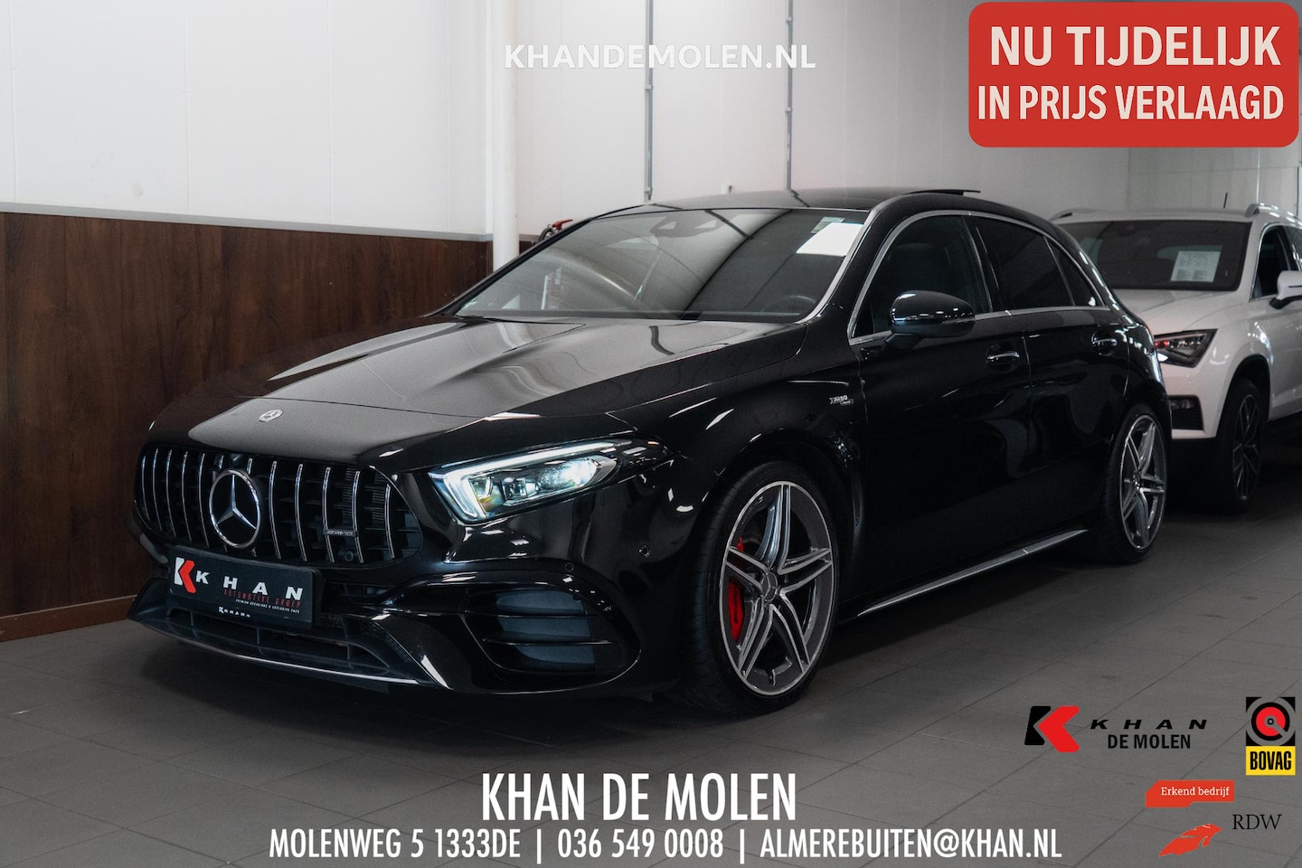 Mercedes-Benz A-klasse - AMG 45 S 4MATIC+ ED.1|VOL|PANO|HUD|LEDER|PERFORMANCE|STOELKOELING - AutoWereld.nl