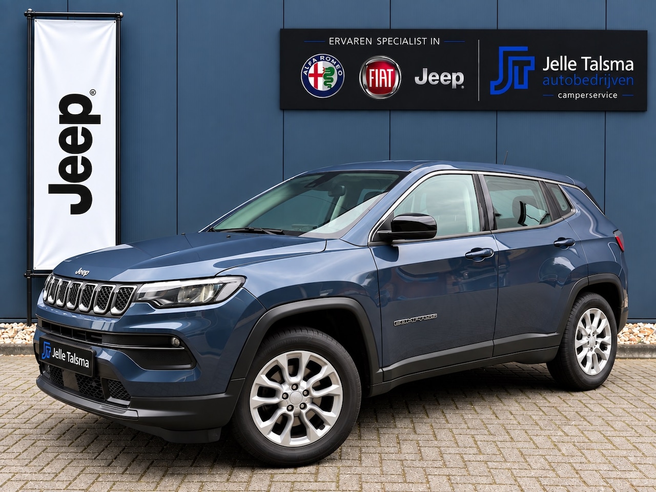 Jeep Compass - 1.3T Longitude | Apple/Android CarPlay | Parkeersensoren | Nieuw Binnen, meer foto's volge - AutoWereld.nl