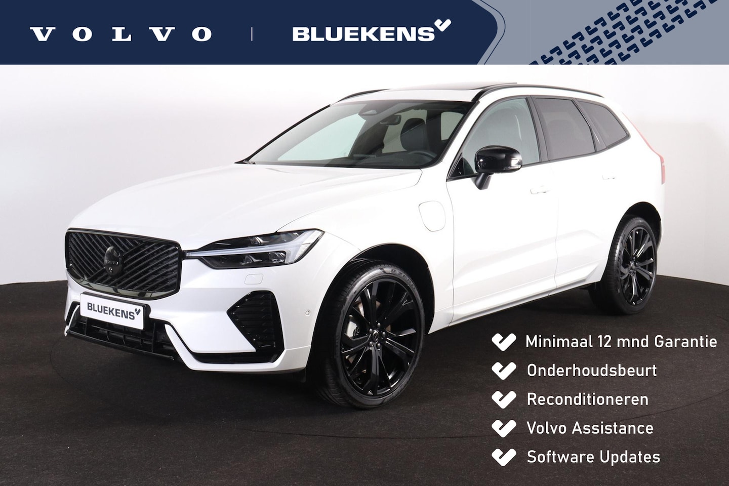 Volvo XC60 - T6 Recharge AWD Ultra Black Edition - Panorama/schuifdak - IntelliSafe Assist & Surround - - AutoWereld.nl