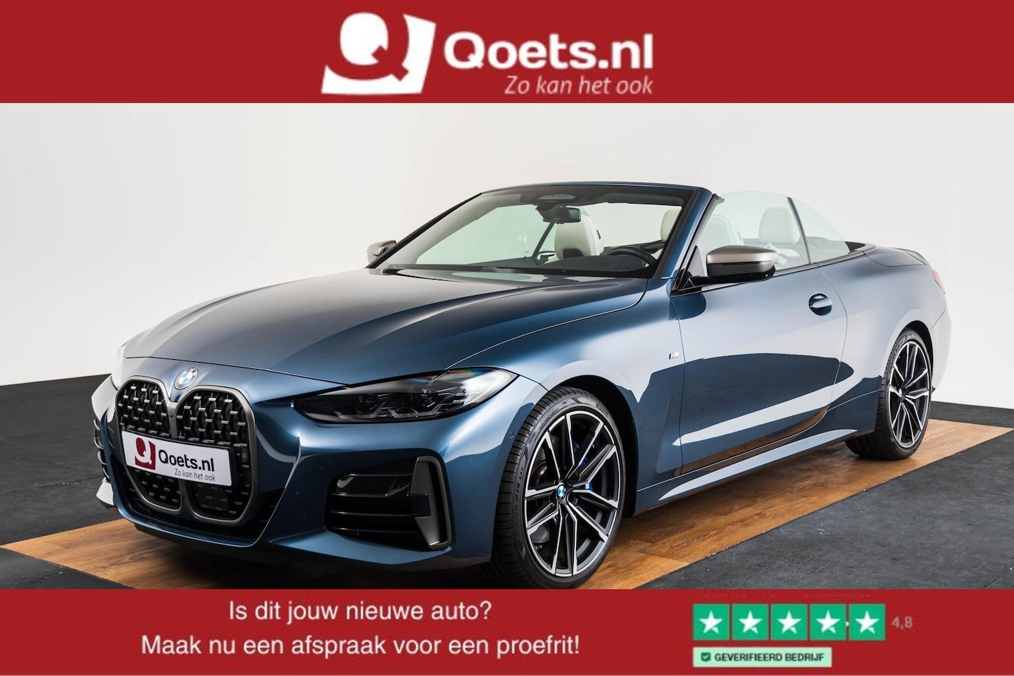 BMW 4-serie Cabrio - M440i xDrive High Executive Driving Assistant Professional - Head up - Harman Kardon - Com - AutoWereld.nl