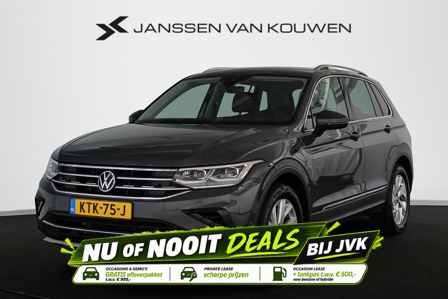 Volkswagen Tiguan - 1.4 TSI eHybrid Leder Stoelverwarming Camera Memory IQ - AutoWereld.nl