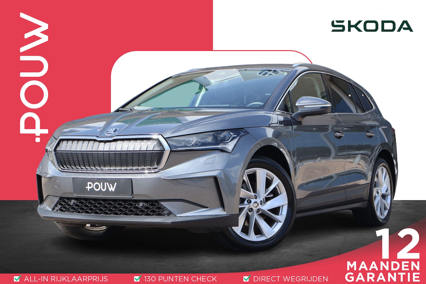 Skoda Enyaq iV - 60 180pk | SoH 91% | Warmtepomp | Navigatie | Adaptive Cruise | Elektr. Achterklep - AutoWereld.nl