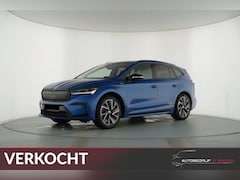 Skoda Enyaq iV - 80 Sportline // 95% SoH | Panoramadak | Warmtepomp | Memory | Race Blue | Camera | Matrix