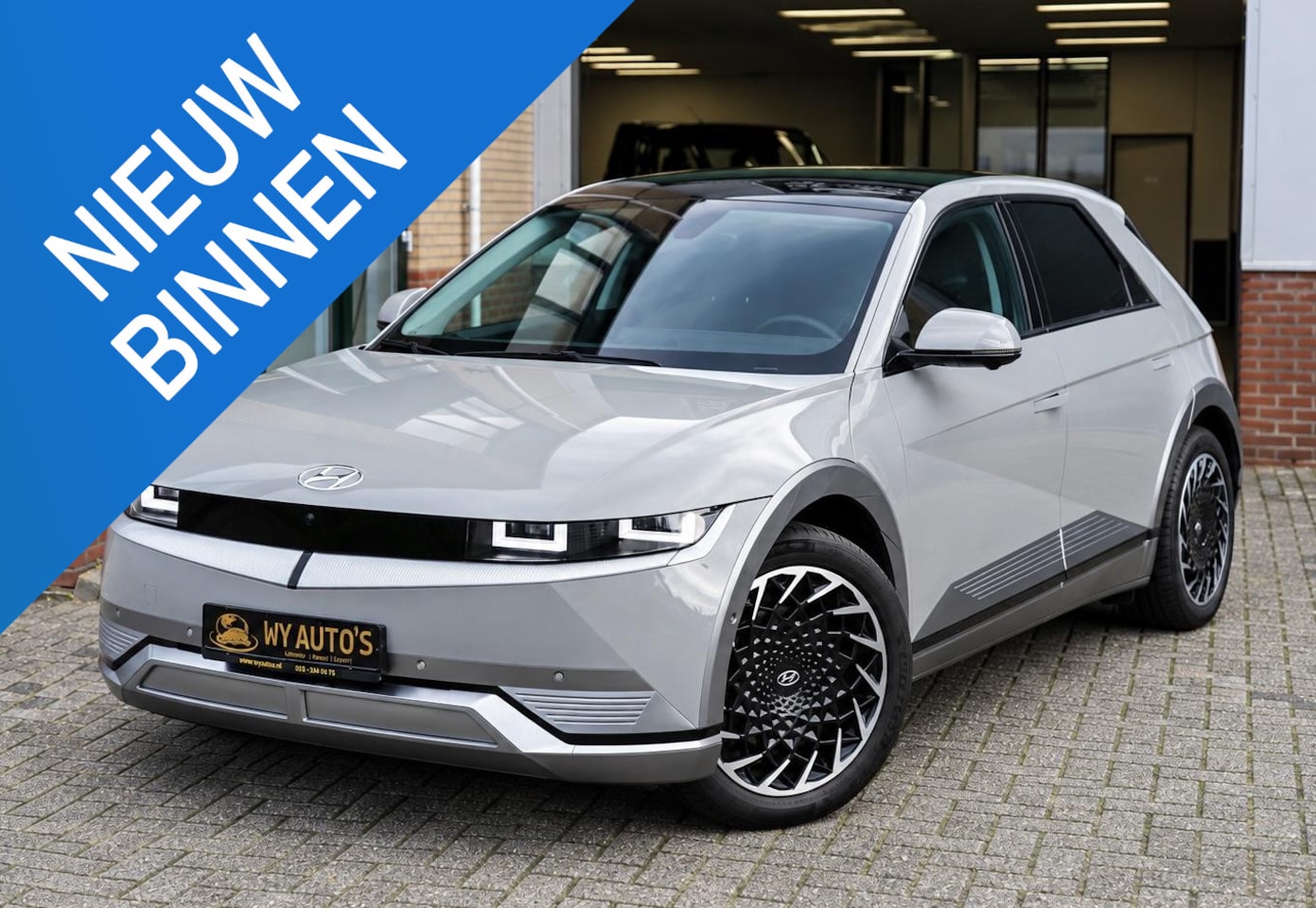 Hyundai IONIQ 5 - Lounge 77.4 kWh SOH 99,2%|Panoramadak|Cyber Gray Metallic|Full Options - AutoWereld.nl
