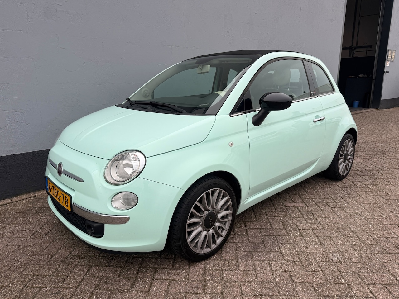 Fiat 500 C - 0.9 TwinAir Turbo Cult Cabriolet - Leder - Climate - AutoWereld.nl