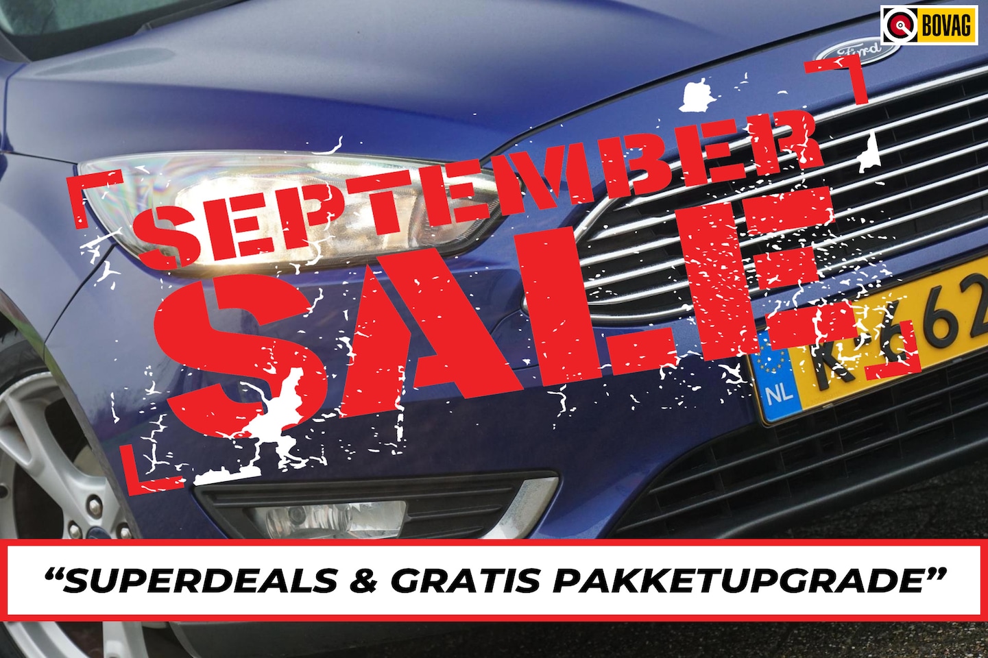 Ford Focus Wagon - 1.0 125PK Titanium Sport | Deep Impact Blue | 18"LMV/NAV/Cruise/Clima - Sportief! - AutoWereld.nl