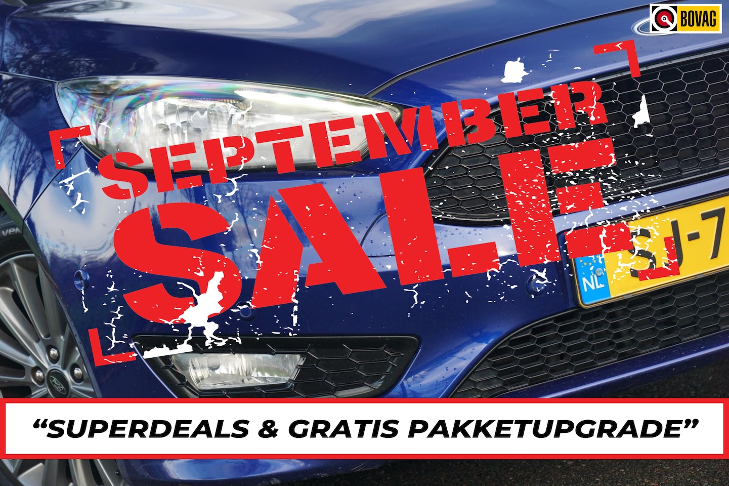 Ford Focus Wagon - 1.0 Ecoboost 125pk ST-Line - Deep Impact Blue - Carplay/360 camera/Nav - AutoWereld.nl