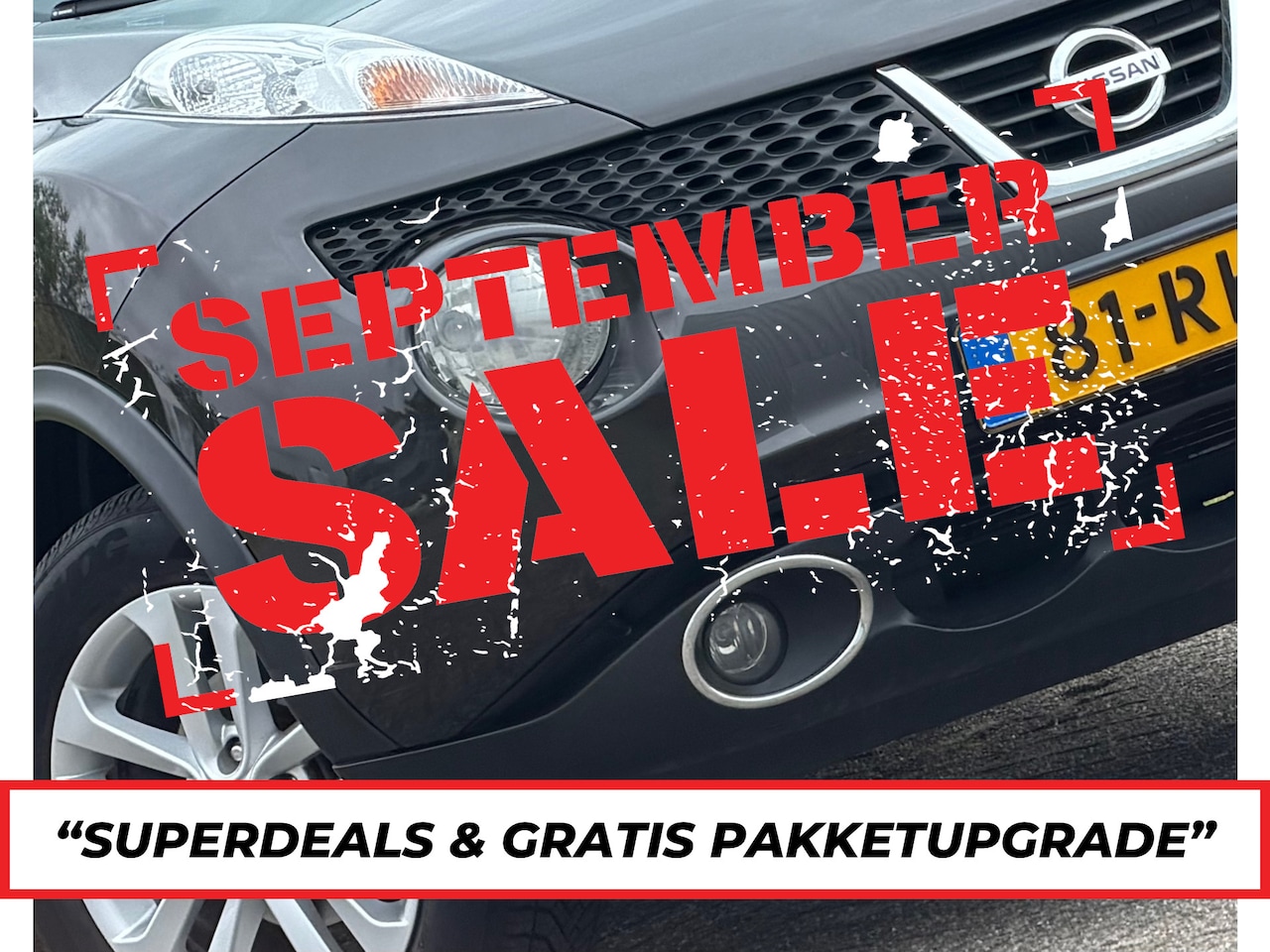 Nissan Juke - 1.6 Tekna | Black Pepper | Bluetooth/Navi/Cruise/LMV/PDC - Keurig! - AutoWereld.nl