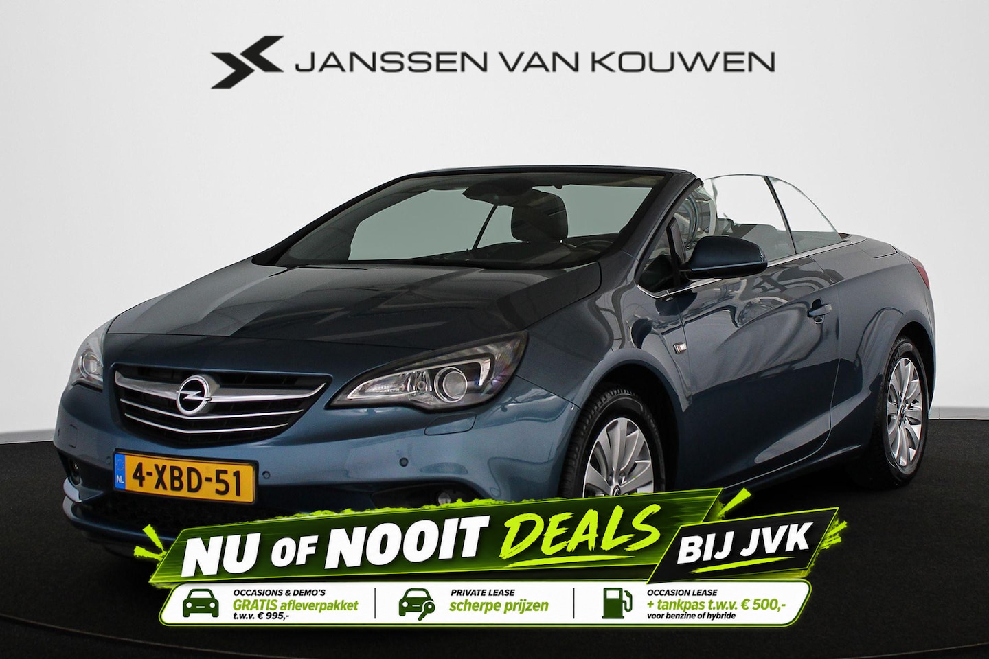 Opel Cascada - 1.6 Turbo Cosmo 170PK Leder Stoelverwarming Navigatie - AutoWereld.nl