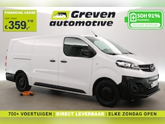 Opel Vivaro-e - 75 kWh L3H1 Long Range | Snelladen | SOH 91% | Airco | Cruise | 3 Zits | Parkeersens