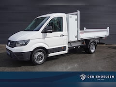 Volkswagen Crafter - 50 N1 163pk Automaat Dubbellucht Kipper 3500kg Trekgewicht Trekhaak ACC Cruise control App