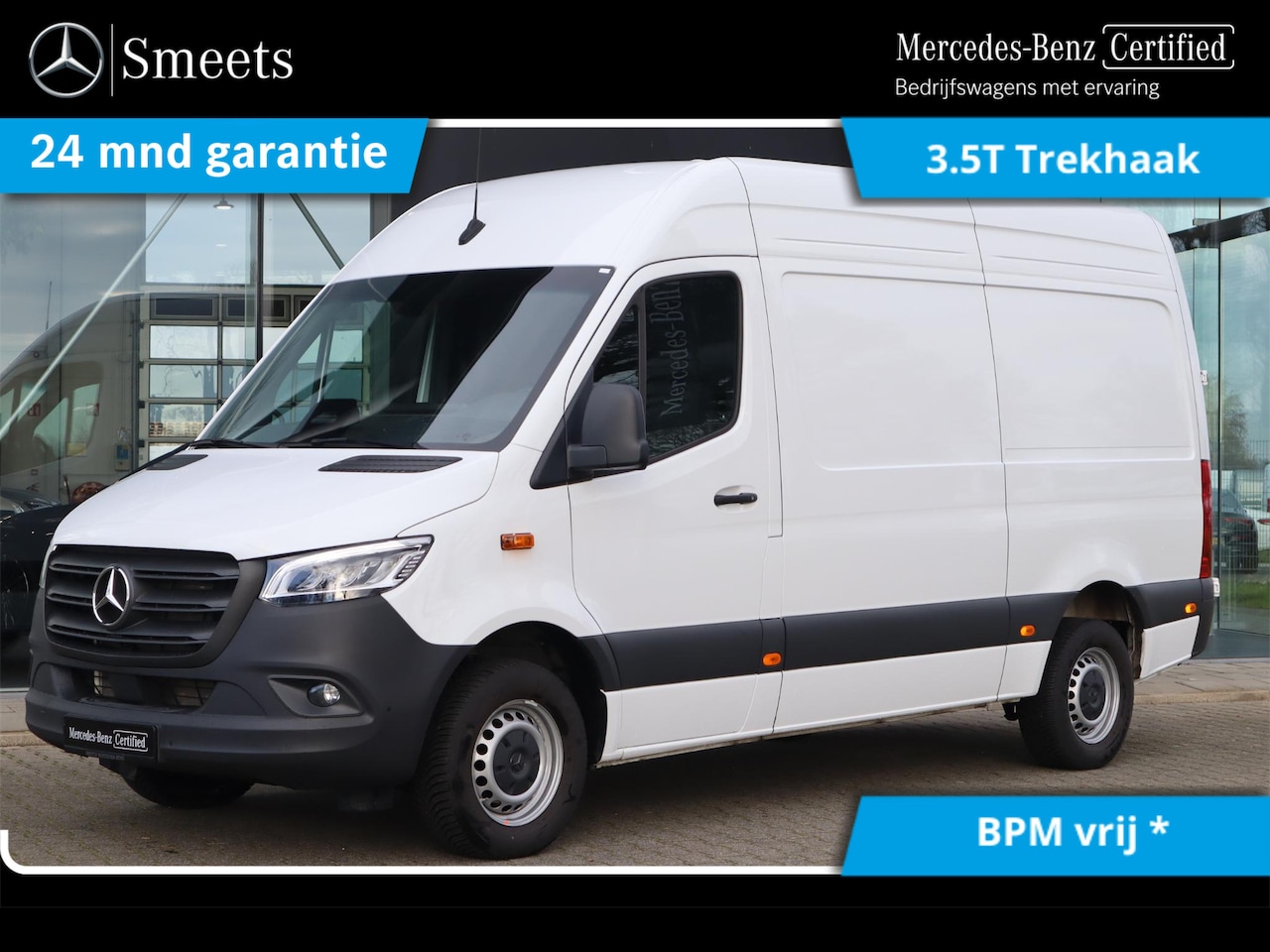 Mercedes-Benz Sprinter - 317 CDI L2H2 FACELIFT LED 3.5T TREKHAAK - AutoWereld.nl