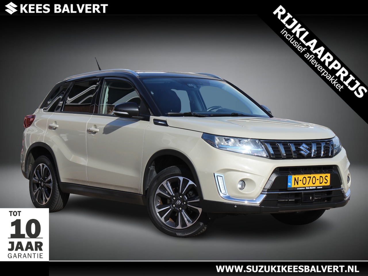 Suzuki Vitara - 1.4 Boosterjet Style Hybrid | Parkeersensoren rondom | Keyless | Leer | - AutoWereld.nl