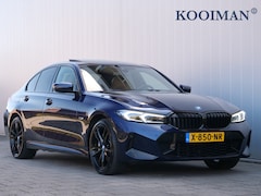 BMW 3-serie - 330e 292 Pk Automaat Navi / DAB / Leer / Apple Carplay / M-pakket / Schuifdak