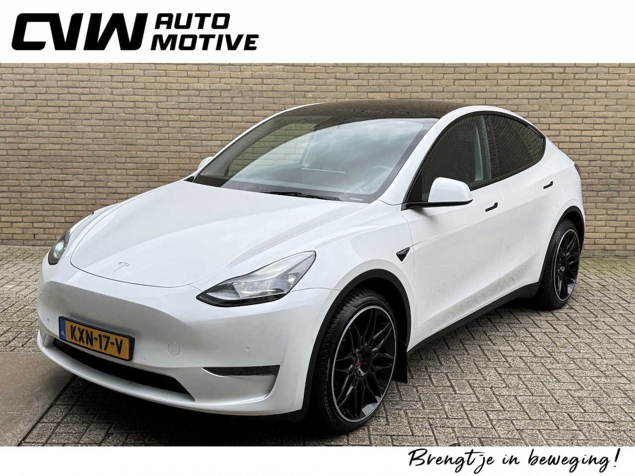 Tesla Model Y - Long Range AWD 75 kWh SOH 93% | Lederen bekleding | Autopilot | Warmtepomp | 360 camera | - AutoWereld.nl