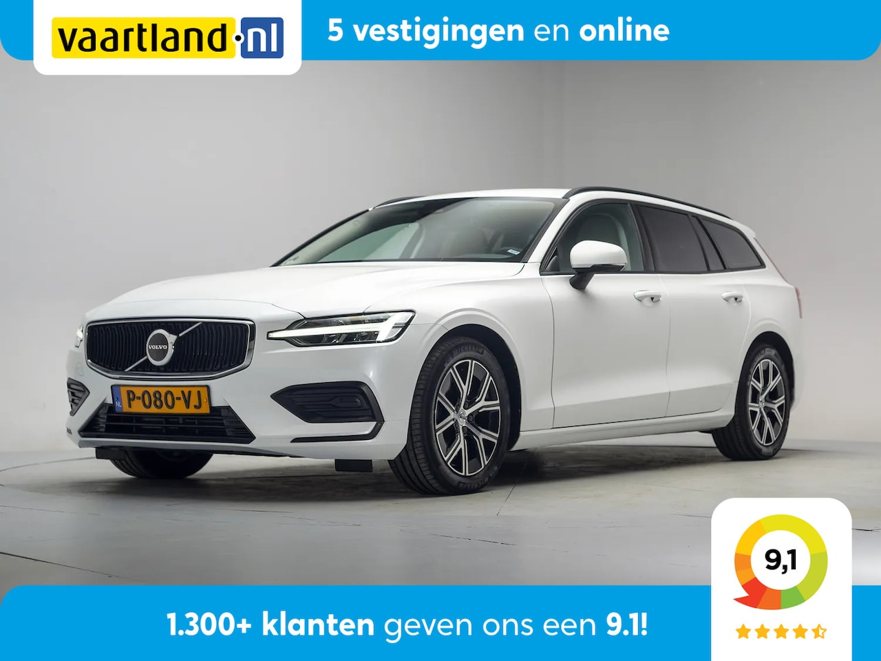 Volvo V60 - 2.0 B3 163pk Essential Aut. [ Leder Stoel-en stuurverwarming Apple/Android Adapt.cruise ] - AutoWereld.nl