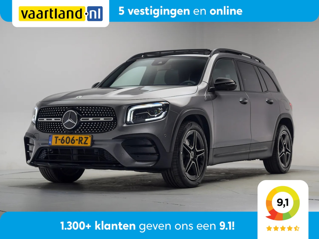 Mercedes-Benz GLB - 200 AMG Line Aut. 7 pers. [ Panorama Leder/Alcantara Stoelverwarming ] - AutoWereld.nl