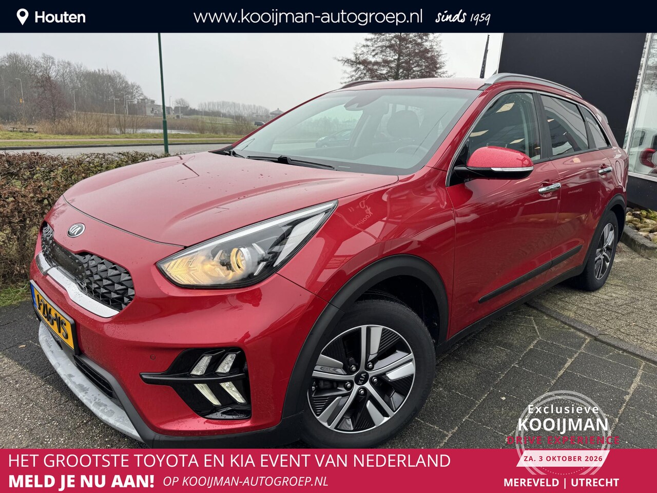 Kia Niro - 1.6 GDi Hybrid DynamicLine Eerste Eigenaar, Dealeronderhouden, Trekhaak, Apple Carplay/And - AutoWereld.nl